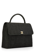 Carregar imagem no visualizador da galeria, CHANEL BLACK DENIM KELLY