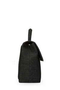 CHANEL BLACK DENIM KELLY
