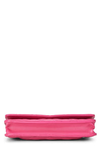 CHANEL PINK QUILTED LAMBSKIN WALLET ON CHAIN (WOC)