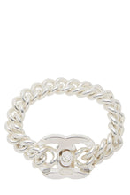 Load image into Gallery viewer, CHANEL SILVER &#39;CC&#39; TURNLOCK BRACELET MEDIUM