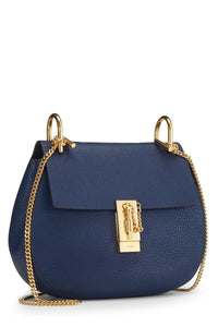 CHLOÉ CAPTIVE BLUE LEATHER DREW MEDIUM