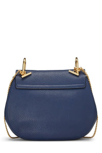 CHLOÉ CAPTIVE BLUE LEATHER DREW MEDIUM