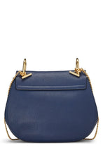 Carregar imagem no visualizador da galeria, CHLOÉ CAPTIVE BLUE LEATHER DREW MEDIUM