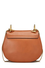 Load image into Gallery viewer, CHLOÉ BROWN LEATHER &amp; MULTICOLOR SUEDE DREW MEDIUM