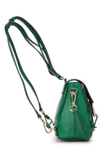 Carregar imagem no visualizador da galeria, CHLOÉ GREEN LEATHER &amp; SUEDE FAYE BACKPACK MINI