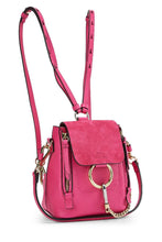 Load image into Gallery viewer, CHLOÉ PINK LEATHER &amp; SUEDE FAYE BACKPACK MINI
