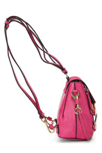 Load image into Gallery viewer, CHLOÉ PINK LEATHER &amp; SUEDE FAYE BACKPACK MINI