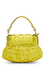 Charger l&#39;image dans la galerie, FENDI YELLOW WOVEN SATIN CHEF MINI