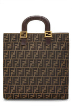 Load image into Gallery viewer, FENDI BROWN ZUCCA CANVAS TOTE