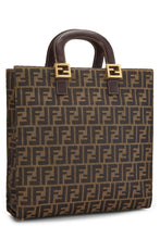 Load image into Gallery viewer, FENDI BROWN ZUCCA CANVAS TOTE