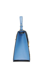 Carregar imagem no visualizador da galeria, GUCCI BLUE FLORAL EMBROIDERED LEATHER SYLVIE MEDIUM