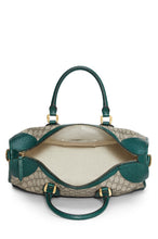 Load image into Gallery viewer, GUCCI GREEN GG SUPREME CANVAS SOFT WEB DUFFLE