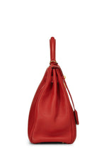 Carregar imagem no visualizador da galeria, HERMÈS ROUGE GARANCE TOGO KELLY RETOURNE 32