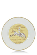 Load image into Gallery viewer, HERMÈS YELLOW PREMIER MATIN DE L&#39;AN 6-PC SAUCER SET