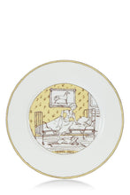Load image into Gallery viewer, HERMÈS YELLOW PREMIER MATIN DE L&#39;AN 6-PC SAUCER SET