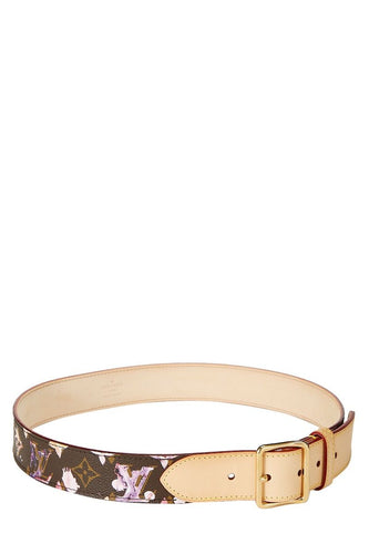 LOUIS VUITTON RICHARD PRINCE X LOUIS VUITTON MONOGRAM WATERCOLOR CEINTURE BELT