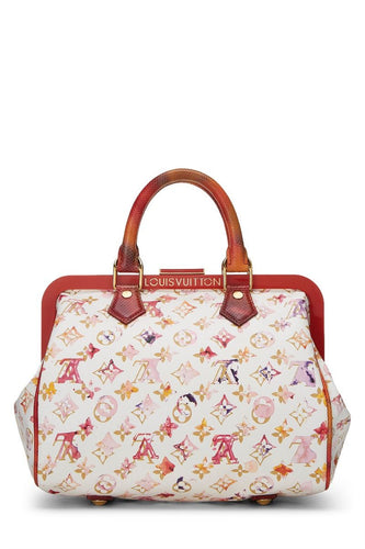 LOUIS VUITTON RICHARD PRINCE X LOUIS VUITTON LIMITED EDITION MONOGRAM WATERCOLOR FRAME SPEEDY