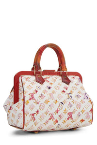 LOUIS VUITTON RICHARD PRINCE X LOUIS VUITTON LIMITED EDITION MONOGRAM WATERCOLOR FRAME SPEEDY