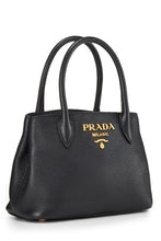 Load image into Gallery viewer, PRADA BLACK VITELLO DAINO HANDBAG MINI