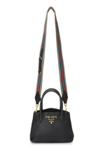 Load image into Gallery viewer, PRADA BLACK VITELLO DAINO HANDBAG MINI